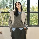 Women's Belted Hooded Wool Coat